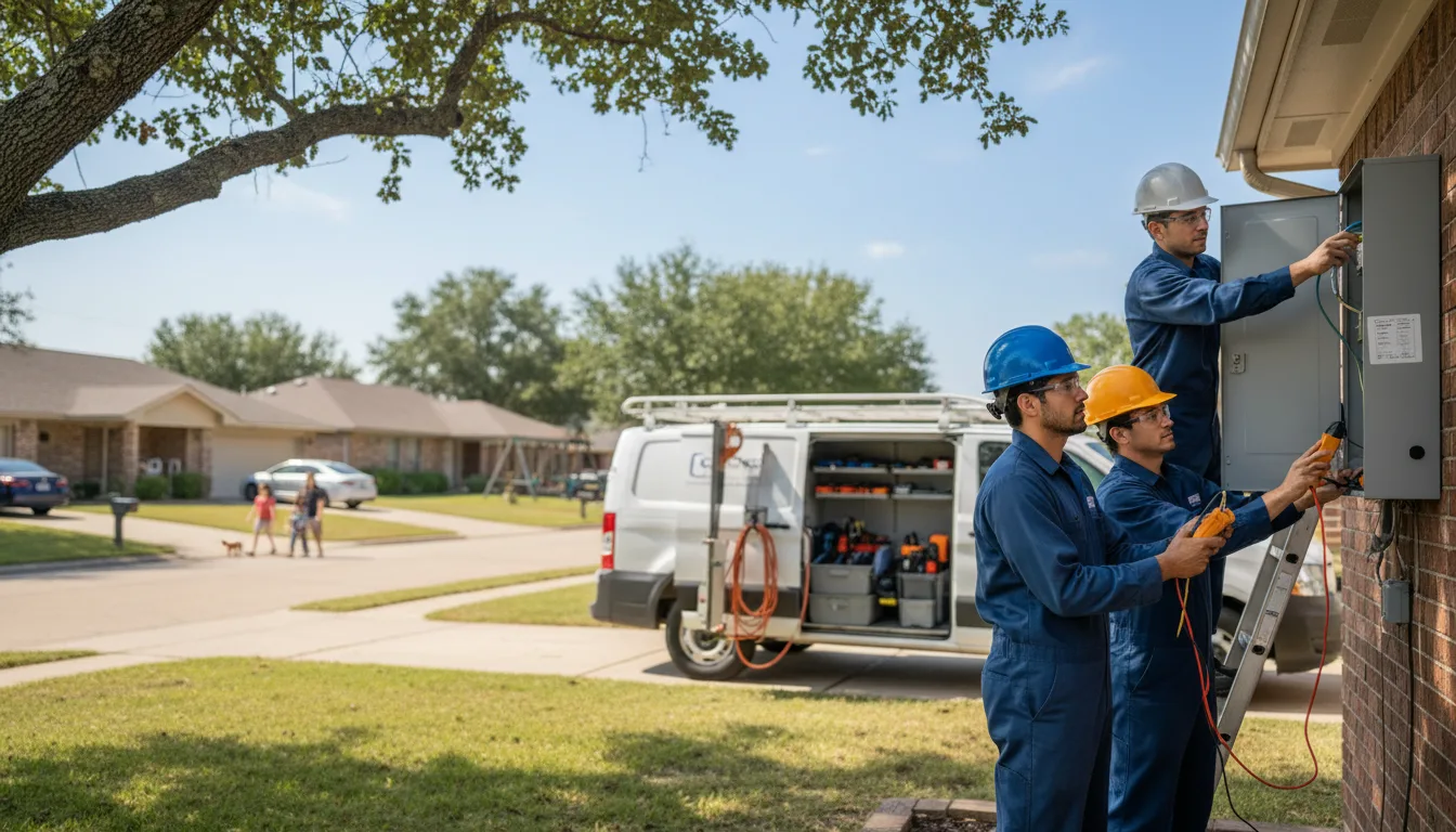 Certified electrician providing emergency electrical services in Ferney, SD